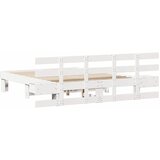  Krevetna konstrukcija Bijelo 140 x 200 cm Čvrsto borovo drvo | shoptok.hr