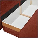MID.YOU ZOFA S POSTELJNO FUNKCIJO, terakota tekstil | Shoptok.si