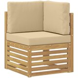  Setovi sofa 10 pcs Bijela i bež 59 x 59 x 37 cm Poliester | shoptok.hr