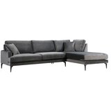  Ugaona garnitura Papira Corner Right (L3+Chl) Anthracite | Eponuda.com