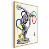  Plakat - Collage Graphic - Discus Thrower - Sculpture 40x60 Zlatni okvir | shoptok.hr