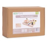 ECO TOYS Drvena LED senzorna ploča za djecu, edukativna ploča za volan automobila, 14 dijelova Slike