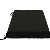  Jastučić za klupu SOEST 100% poliester Crna 120 x 50 x 8 cm | shoptok.hr