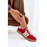 VINCEZA Sneakers Sports Shoes Suede Red 79517 | shoptok.hr