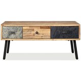 Stolić za kavu od masivne reciklirane tikovine 90 x 65 x 40 cm | shoptok.hr