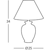  Kolarz 0014.73S - Stona lampa GIARDINO 1xE27/60W/230V | Eponuda.com