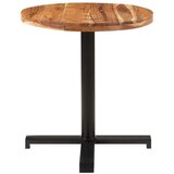 vidaXL Bistro stolić okrugli Ø 70 x 75 cm od masivnog bagremovog drva | shoptok.hr