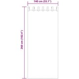 Voile zavjese s petljama 2 kom. tirkizne 140x260 cm | shoptok.hr