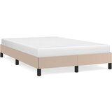 Maison Chic Posteljni okvir - Dvoposteljna postelja - Zakonska postelja kapučino 120x200 cm umetno usnje-J14609, (21775187) | Shoptok.si