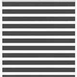 vidaXL Zavjesa zebra crna 140x150 cm širina tkanine 135,9 cm poliester | shoptok.hr