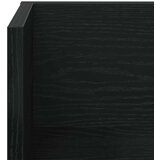vidaXL Zidne police 2 kom crne 100x16,5x16,5 cm konstruirano drvo | shoptok.hr