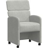  Blagovačke stolice s kotačima 2 pcs Svjetlosiva 58 x 65 x 98 cm | shoptok.hr