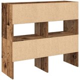 vidaXL Regal za čevlje 2 kosa zložljiva starinski les 89,5x30x40 cm | Shoptok.si