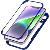 AVIZAR Ovitek iPhone 14, zadnji del iz pleksiglasa z Svetlomodra obroba, (20616646) Cene