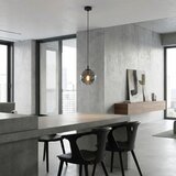  Visilica na sajli COSMO 1xE14/10W/230V prečnik 14 cm crna/siva | Eponuda.com