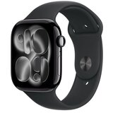 Apple Watch S11 GPS 42mm Jet Black Aluminium Case with Black Sport Band - M/L (mequ4rk/a) | ePonuda.com