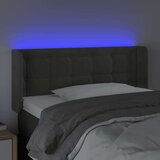  Posteljno vzglavje temno sivo 83x16x78/88 cm žamet, (20739727) | Shoptok.si
