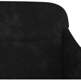  Klupa crna 110 x 76 x 80 cm baršunasta | shoptok.hr