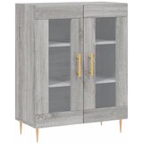 Maison Chic Komoda - Predalnik siva sonoma 69,5x34x90 cm inženirski les, (21717834) Cene