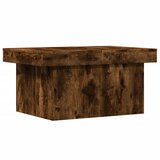 Maison Chic Klubska mizica - kavna mizica - Nizka mizica dimljeni hrast 100x55x40 cm inženirski les, (21755452) Cene