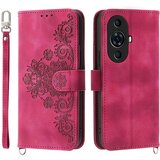 INORCO BF Style-19 za Realme C55 enobarvna usnjena torbica za telefon z žepom na zadrgo, pokrov stojala za denarnico, (22035857) Cene