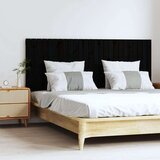  Uzglavlje za krevet Crno 159 5x3x60 cm od masivne borovine | shoptok.hr