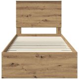  Okvir za krevet s uzglavljem Umjetnički hrast 90 x 200 cm | shoptok.hr