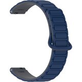 INF 12MM silikonski pašček za uro z magnetno zaponko za Xiaomi Mi Band 8/9 Blue, (21838289) | Shoptok.si