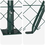  Zavareno žičano ogradno mreža s betonskom podlogom 10 x 1,2 m | shoptok.hr