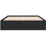  Okvir za krevet crni 150x200 cm konstruirano drvo | shoptok.hr