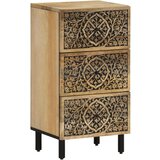 vidaXL Stranska omarica 40x33x75 cm trden mangov les | Shoptok.si