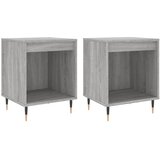 vidaXL Nočna omarica 2 kosa siva sonoma 40x35x50 cm inženirski les, (20916444) | Shoptok.si