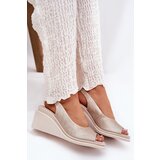 S. BARSKI Women's leather wedge sandals S.Barski | Shoptok.si