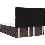  Otomanski krevet s madracem i LED tamnosmeđi 140x190 cm tkanine | shoptok.hr