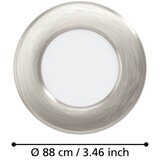 Eglo 901404 - led ugradno svetlo fueva LED/3,7W/230V prečnik 8,8 cm hrom | Eponuda.com
