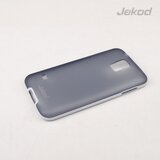 Jekod silikonski ovitek Samsung Galaxy S5 G900 TPU/TB prozorno črn z belim okvirjem + Zaščitna folija | Shoptok.si