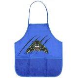 Spirit Spirit: Modri slikarski predpasnik z motivom leoparda | Shoptok.si