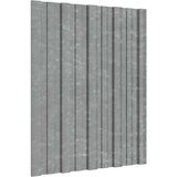 Krovni panel 36 pcs Srebrna 60 x 45 cm Pocinčani čelik | shoptok.hr