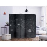 Artgeist PARAVAN 225/172/3 cm bela, temno siva Slike