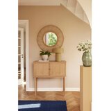 Hübsch Zidno ogledalo s okvirom od bambusa ø 80 cm Charm – | shoptok.hr