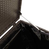  Vrtna kutija za pohranu smeđa 220x50x58 cm poli ratan - Smeđa 220 x 50 x 58 cm | shoptok.hr