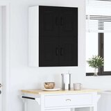 vidaXL Zidni kuhinjski ormarić Crna 60 x 31 x 40 cm Konstruirano drvo | shoptok.hr