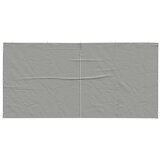  Stranska stena zabavnega šotora 2 pcs Svetlo siva 400 x 195 cm, (5000235349) | Shoptok.si