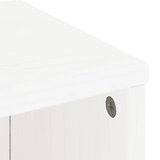 Bočni ormarić s ladicom ODDA bijeli 40x24x79 cm puno drvo bor | shoptok.hr