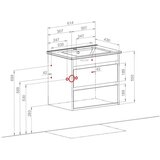  Shelf Nord 65 zidni | shoptok.hr