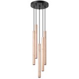  Sollux SL.1270 - Luster na sajli PASTELO 5xG9/8W/230V drvo | Eponuda.com