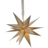 Eglo 411566 - Božićna dekoracija DECEMBER zvezda 35 cm bež | Eponuda.com