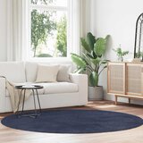 vidaXL Košata preproga mornarsko 200x200 cm poliester | Shoptok.si