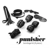 BDSM set Punisher - 8 Piece Bondage Kit