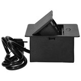 Orno OR-GM-9029(GS)/B ugradbena namje&amp;scaron;tajska utičnica Schuko s 2 USB priključka Slike